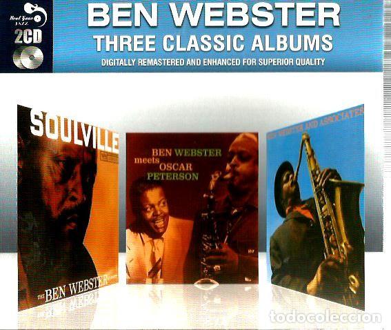 CDs de m&uacute;sica: DOBLE CD BEN WEBSTER : THREE CLASSIC ALBUMS - Foto 1