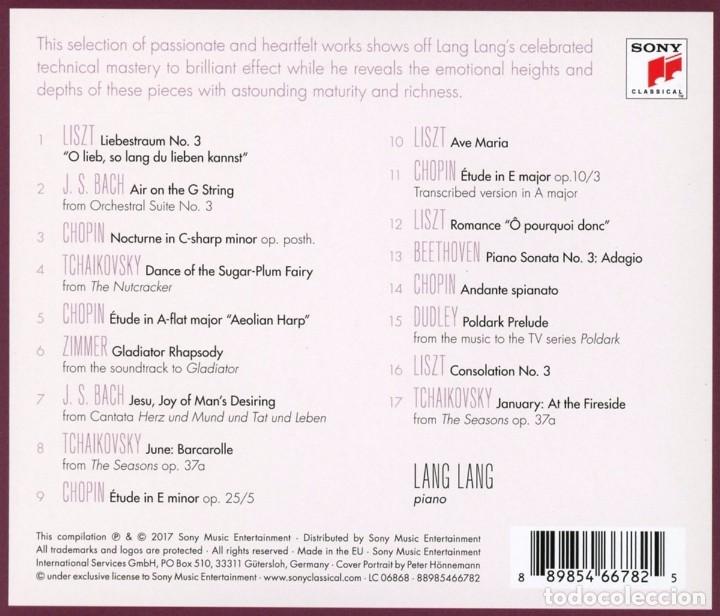 CDs de m&uacute;sica: Lang Lang - Romance - CD Piano / Sony Classical - Foto 2