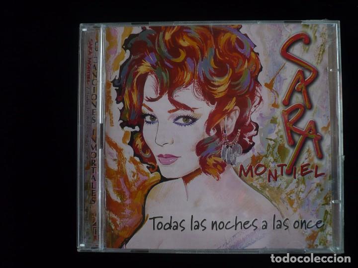 CDs de m&uacute;sica: sara montiel, todas las noches a las once - contiene 2 cd's como nuevos