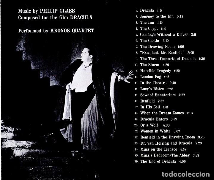 CDs de m&uacute;sica: Philip Glass, Kronos Quartet - Dracula - CD - Foto 2