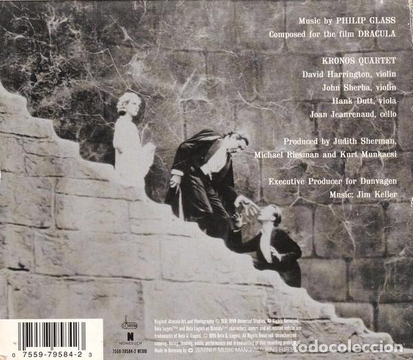 CDs de m&uacute;sica: Philip Glass, Kronos Quartet - Dracula - CD - Foto 4