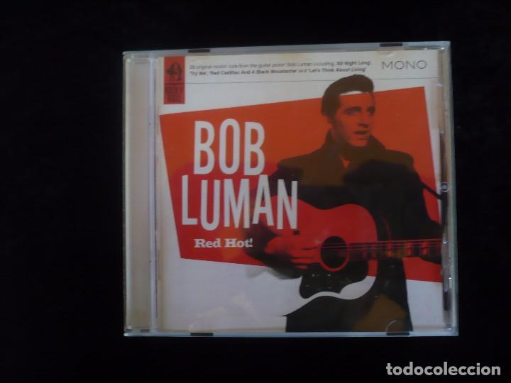 CDs de m&uacute;sica: bob luman red hot - cd como nuevo - Foto 1
