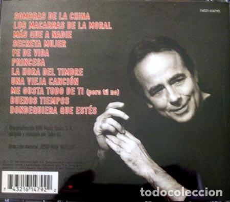 CDs de m&uacute;sica: Serrat - Sombras de la China / Ariola 1998 - Foto 2