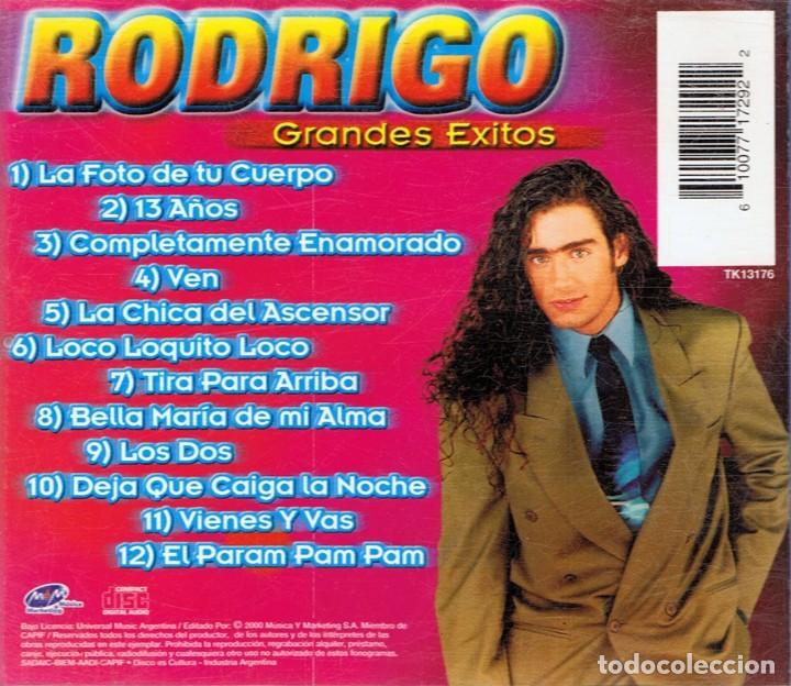 CDs de m&uacute;sica: CD RODRIGO GRANDES EXITOS - Foto 2