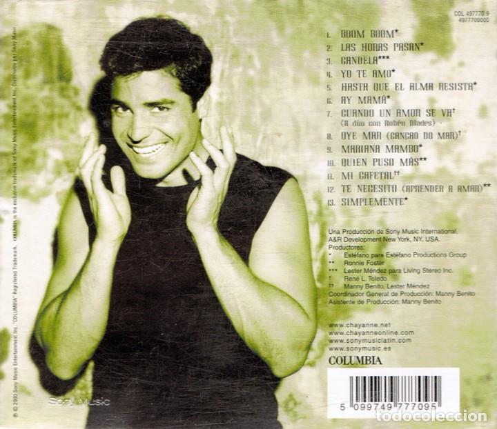 CDs de m&uacute;sica: CD CHAYANNE &uml;SIMPLEMENTE&uml; - Foto 2