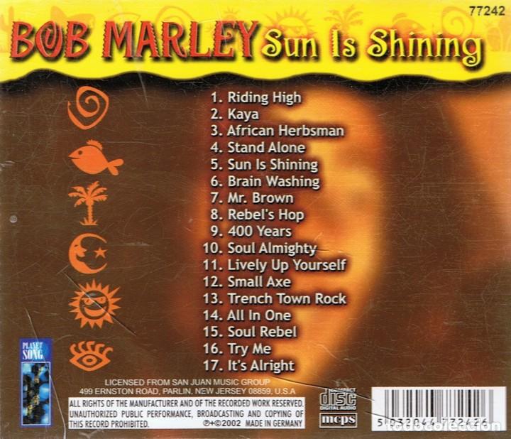 CDs de m&uacute;sica: BOB MARLEY &uml;SUN IS SHINING&uml; CD 2 - Foto 2