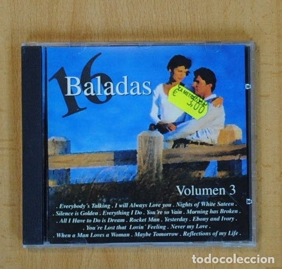 CDs de m&uacute;sica: VARIOS - BALADAS VOLUMEN 3 - CD - Foto 1