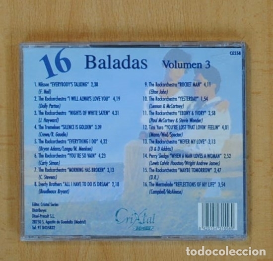 CDs de m&uacute;sica: VARIOS - BALADAS VOLUMEN 3 - CD - Foto 2