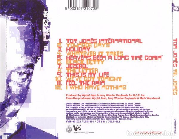 CDs de m&uacute;sica: Tom Jones - Mr Jones - CD Precintado - Foto 2