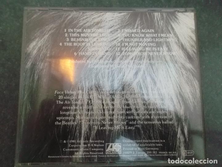 CDs de m&uacute;sica: PHIL COLLINS FACE VALUE ATLANTIC 1981 - Foto 3