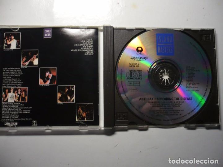 CDs de m&uacute;sica: anthrax - spreading the disease (1985) CD. - Foto 2