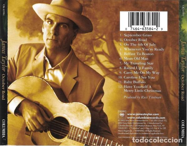 CDs de m&uacute;sica: James Taylor - October Road - CD - Foto 2