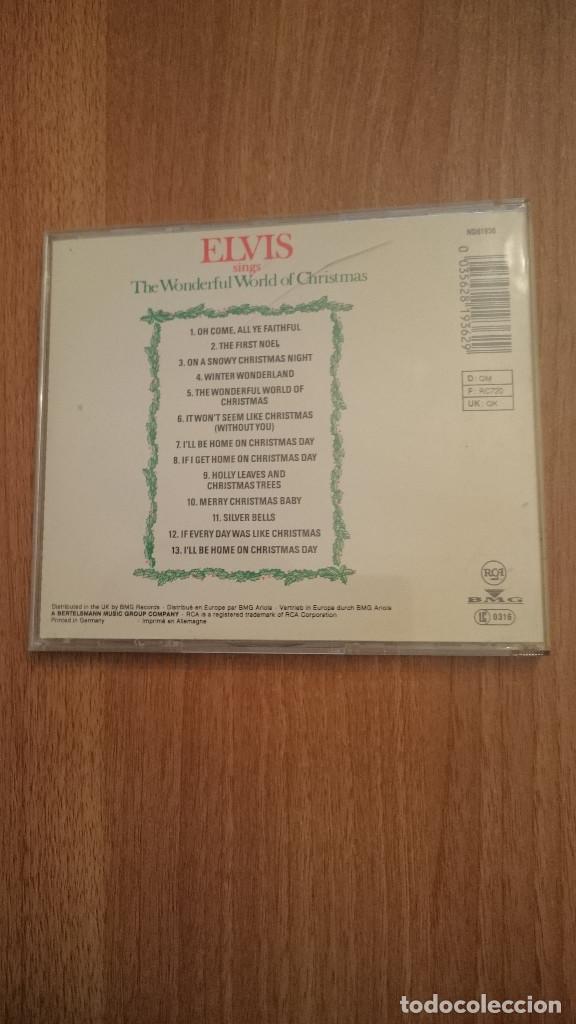 CDs de m&uacute;sica: CD ELVIS - THE WODERFUL - WORLD OF CHRISTMAS - Foto 2