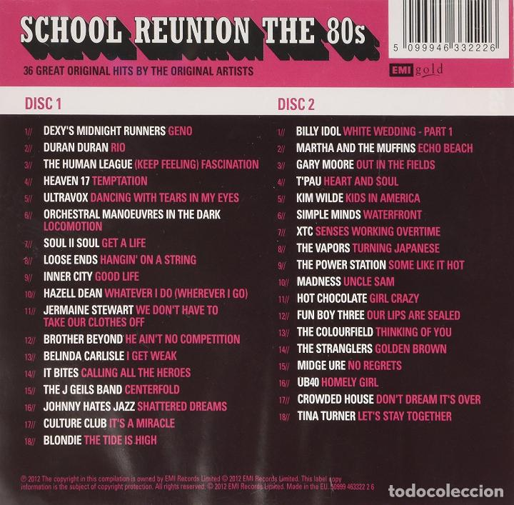 CDs de m&uacute;sica: School Reunion the 80s * 2CD * PRECINTADO!! - Foto 2