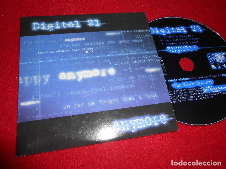 Music CDs: DIGITAL 21- DIGITAL21 ANYMORE/NEXT STOP SOUND STATION/ANYMORE (LYRICS REMIX) CD EP 2000 PROMO