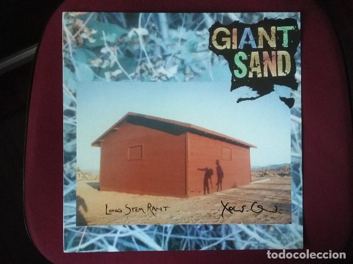 Music CDs: Giant Sand-Long Stem Rant (lp. Demon.1989) firmado por Howe Gelb. miembros de Calexico