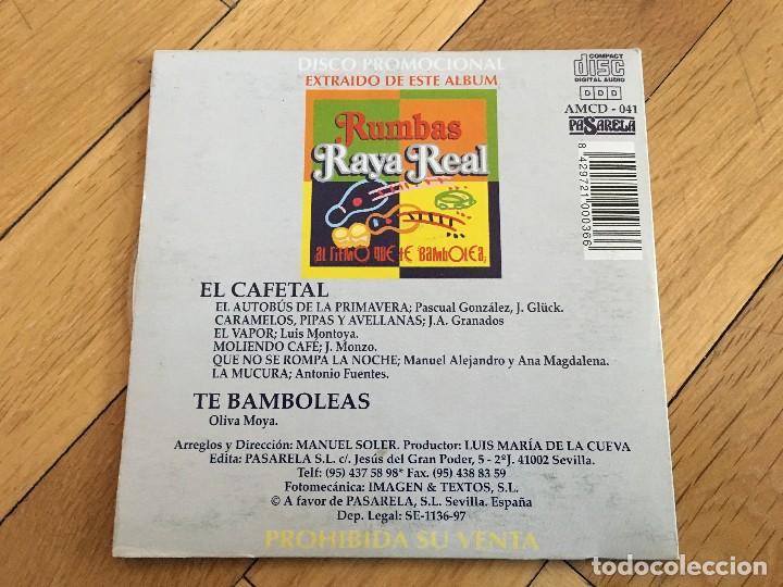 CDs de m&uacute;sica: CD RAYA REAL EL CAFETAL TE BAMBOLEAS - Foto 2