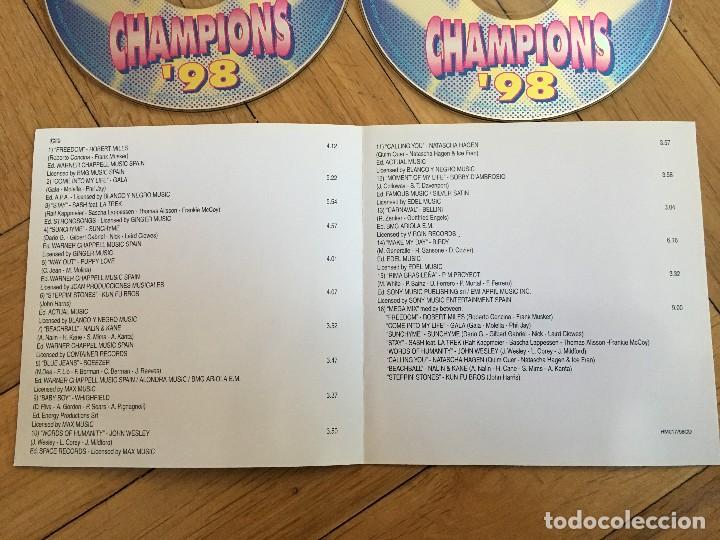 CDs de m&uacute;sica: DOBLE CD DANCE CHAMPIONS 98 HIT MANIA 30 EXITOS SIN CAJA - Foto 2