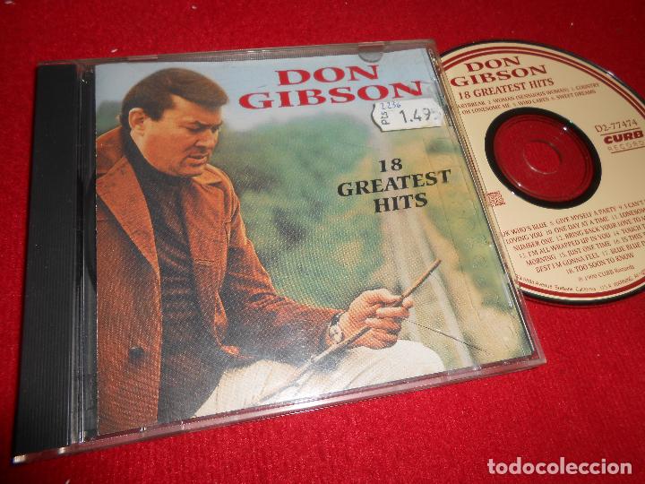 Musik-CDs: DON GIBSON 18 GREATEST HITS CD 1990 EDICION AMERICANA USA