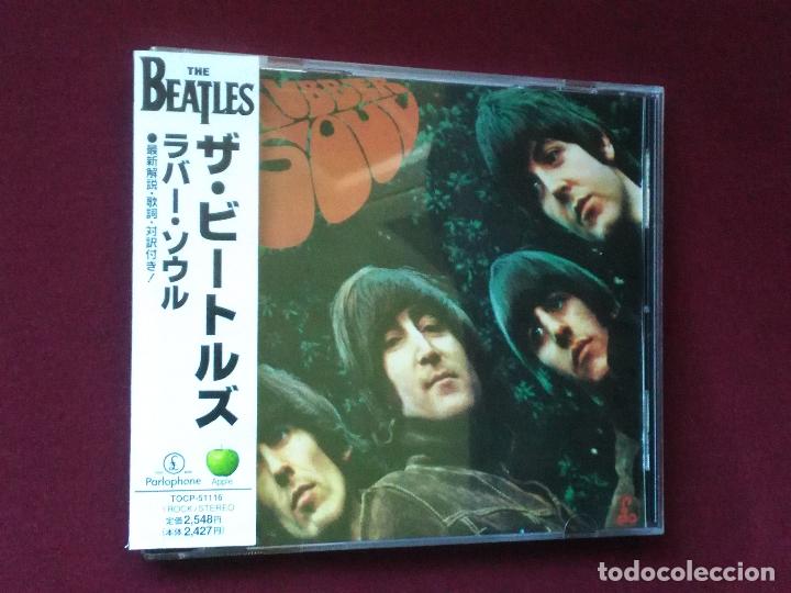 Music CDs: The Beatles-Rubber Soul (cd. Apple-Parlophone.1998) reedicion japonesa con 'obi strip' clasico 1965.