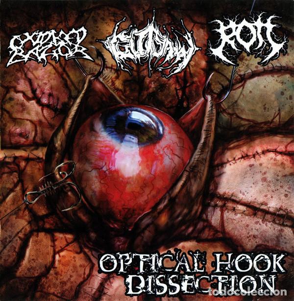 CDs de m&uacute;sica: Oxidised Razor / Gutsaw / Rott &lrm;-- Optical Hook Dissection -SPLIT BRUTAL DEATH GRIND CORE - Foto 1