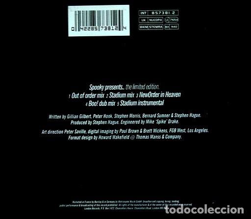 CDs de m&uacute;sica: NewOrder - Spooky - CD Single Limited edition - Foto 2