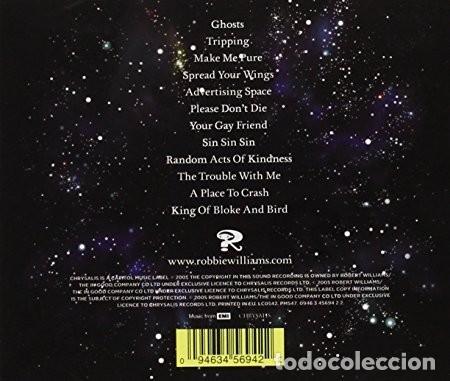 CDs de m&uacute;sica: Robbie Williams intensive care (non eea version) CD, Importaci&oacute;n NUEVO - Foto 2