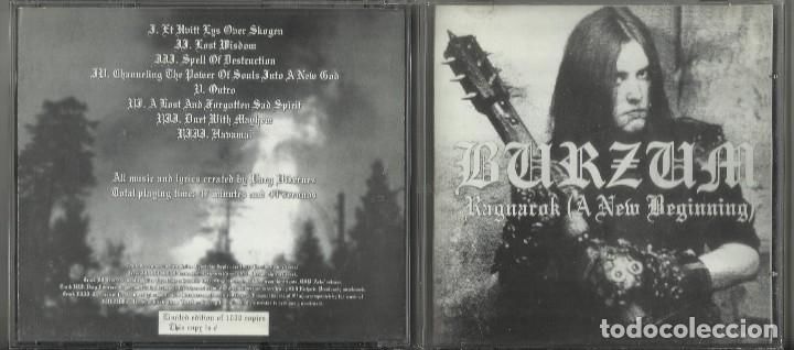 CDs de m&uacute;sica: Burzum &lrm;cd Ragnarok (A New Beginning) - Foto 1