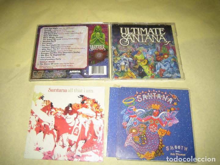 CDs de m&uacute;sica: SANTANA - LOTE DE UN CD Y DOS CDS  SINGLES - Foto 1