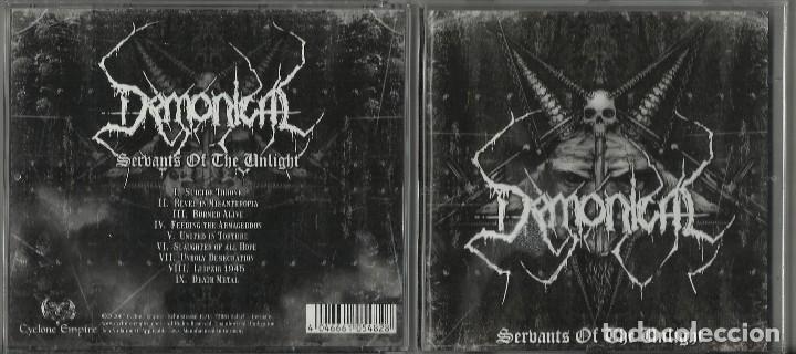 CDs de m&uacute;sica: DEMONICAL cd SERVANTS OF THE UNLIGHT  2007