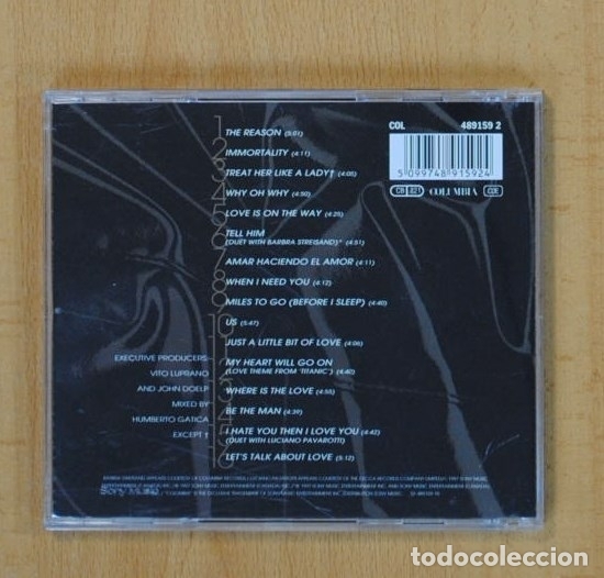 CDs de m&uacute;sica: CELINE DION - LET&acute;S TALK ABOUT LOVE - CD - Foto 2