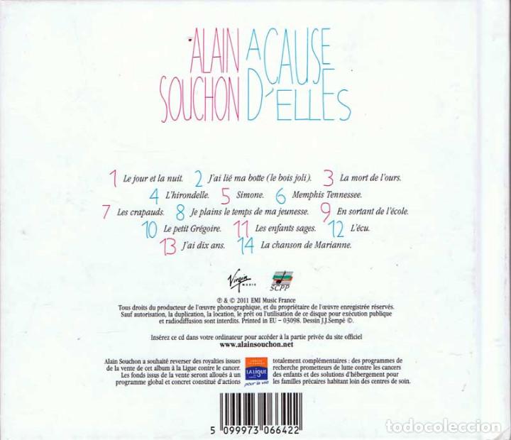 CDs de m&uacute;sica: Alain Souchon - A Cause Delles. CD - Foto 2