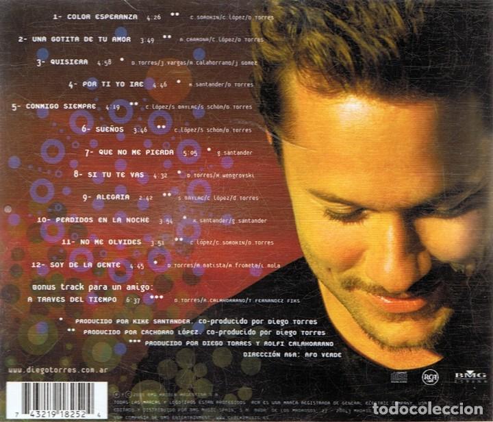 CDs de m&uacute;sica: DIEGO TORRES &uml;UN MUNDO DIFERENTE&uml; (CD) - Foto 2