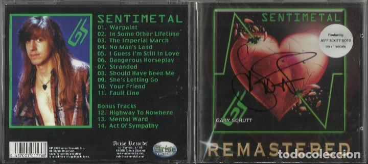 CDs de m&uacute;sica: GARY SCHUTT cd SENTIMETAL - 2005 autografiado