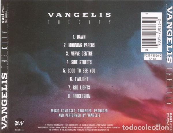 CDs de m&uacute;sica: Vangelis - The City - CD - Foto 2
