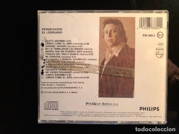 CDs de m&uacute;sica: El Lebrijano Persecuci&oacute;n - Foto 2