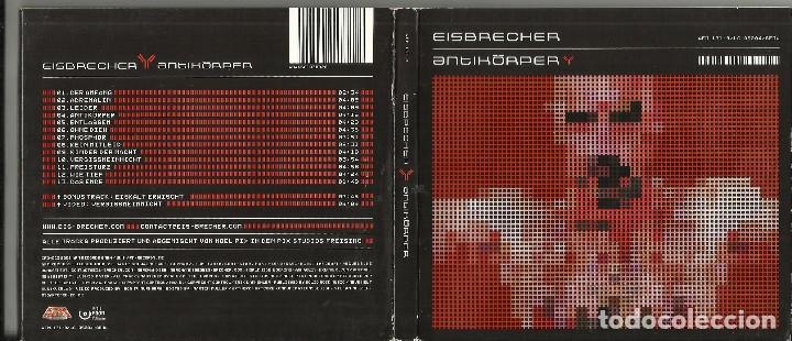 CDs de m&uacute;sica: EISBRECHER cd digipack ANTIK&Ouml;RPER 2006