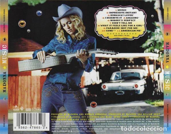 CDs de m&uacute;sica: MADONNA &uml;MUSIC&uml; (CD) - Foto 2