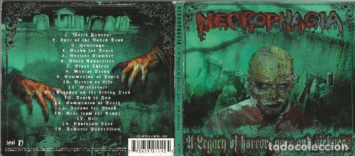 CDs de m&uacute;sica: Necrophagia &lrm;CD DIGIPACK A Legacy Of Horror, Gore And Sickness