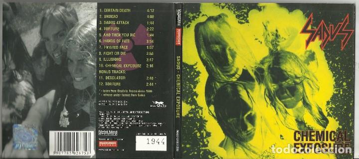 CDs de m&uacute;sica: Sadus &lrm;CD DIGIPACK Chemical Exposure    RAREZA COPIA 1944 DE 2000