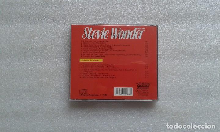 CDs de m&uacute;sica: STEVIE WONDER - FIRST HITS CD 1989 - Foto 3