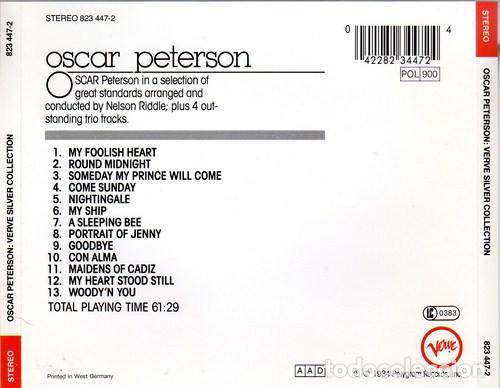 CDs de m&uacute;sica: Oscar Peterson - The Silver Collection - CD - Foto 2