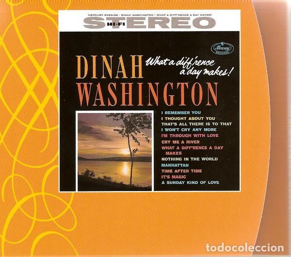 CDs de m&uacute;sica: Dinah Washington - What A Diffrence A Day Makes! - CD Digipack - Foto 1