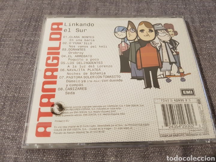 CDs de m&uacute;sica: Sin abrir, ATANAGILDA linkando el sur. 2002. - Foto 2