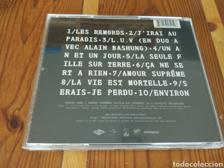 CDs de m&uacute;sica: Daniel Darc - Amours supremes (2008) - Foto 2