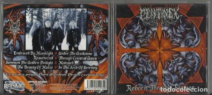CDs de m&uacute;sica: Centinex &lrm;cd Reborn Through Flames 1998 - Foto 1