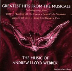 CDs de Música: THE MUSIC OF ANDREW LLOYD WEBBER - GREATEST HITS FROM THE MUSICALS - DELTA MUSIC - AÑO 1997