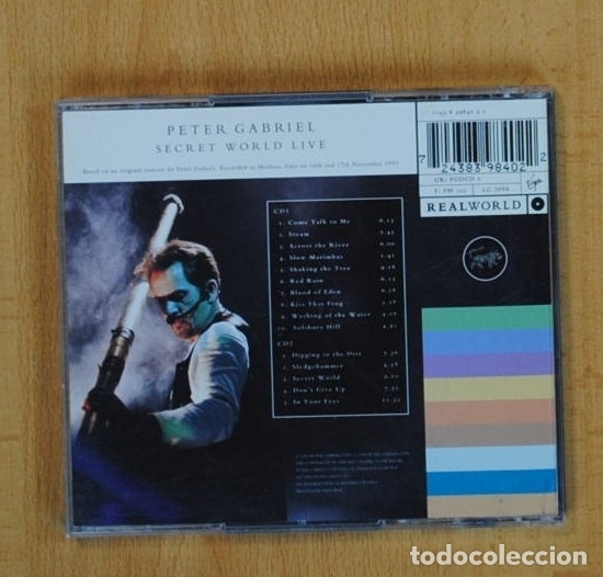 CDs de m&uacute;sica: PETER CABRIEL - SECRET WORLD LIVE - 2 CD - Foto 2