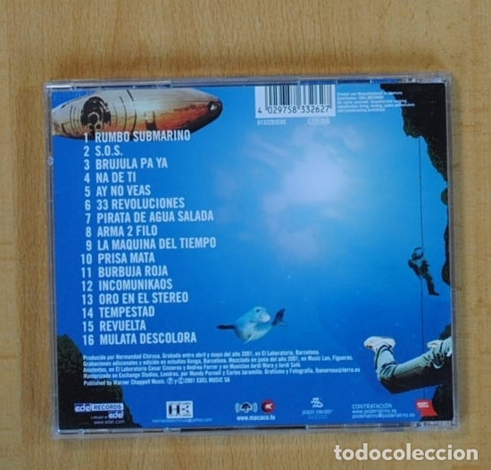 CDs de m&uacute;sica: MACACO - RUMBO SUBMARINO - CD - Foto 2