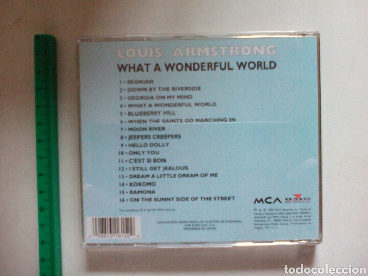 CDs de m&uacute;sica: CD PROMOCIONAL CODORNIU. LOUIS ARMSTRONG. - Foto 2